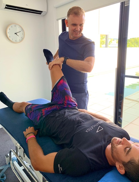 Lower limb assessment on the plinth at Physio You