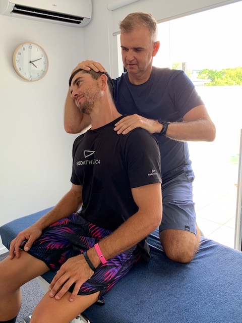 Neck and shoulder treatment at Physio You